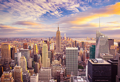 Fototapeta Oblaky nad New York City 1013